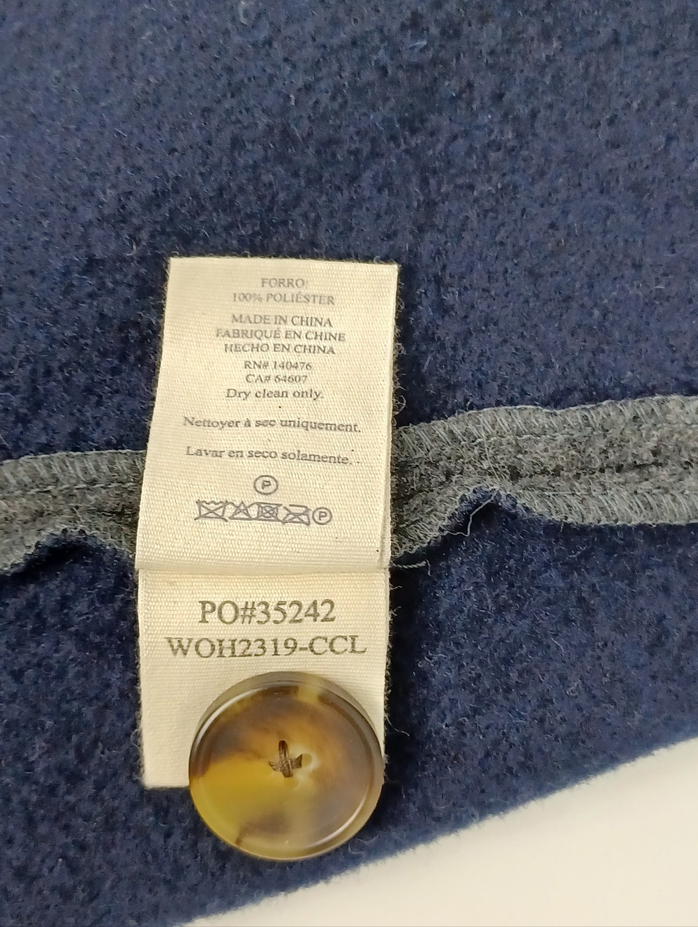 Faherty Atlantic Knit Coat Size XS Womens Quiet Luxury Wool Blend In Charcoal - Picture 14 of 15